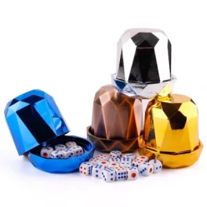 Bộ xúc xắc xí ngầu kèm 5 viên xúc sắc chất liệu nhựa