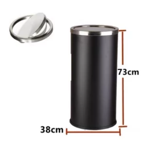 Thùng Rác Nắp Lật Inox Cao Cấp Mã SP HB-42