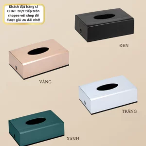 Hộp đựng khăn giấy cho khách sạn homestay,resort.. chất liệu nhựa ABS thương hiêu NATS kích thước 20*13*6.5cm.