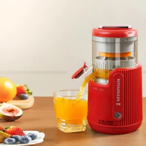 Máy ép hoa quả điện sạc USB động cơ 360độ vắt nước cam, Chất liệu ABS + AS