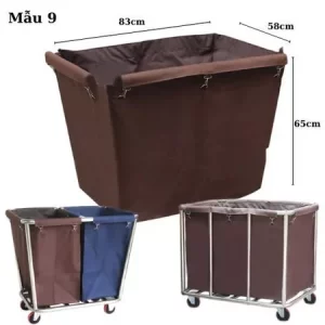 Túi vải xe đẩy dọn phòng khách, túi vải bạt chống nước