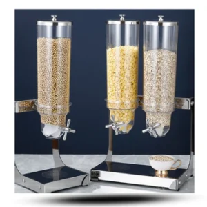 Bình Đựng Ngũ Cốc Inox Cao Cấp - Chuyên Dụng Cho Nhà Hàng, Khách Sạn, Buffet