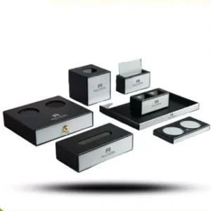 Bộ khay Amenites đựng đồ buồng trong khách sạn chất liệu ABS cao cấp chống va đập.