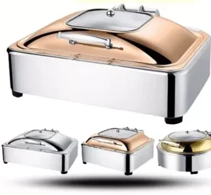 Nồi Hâm Nóng Đồ Ăn Buffet hãng YUDING cao cấp YD-L016; L017; L018 9L, 6L