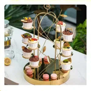 Chân Đế Đỡ Bánh Ngọt Châu Âu - Thương Hiệu Sang Trọng - Thép Không Gỉ Cao Cấp - Nhiều Kiểu Dáng & Kích Thước