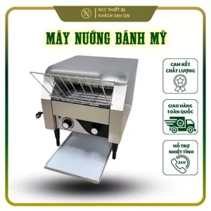 Máy nướng bánh mỳ,lò nướng bánh băng chuyền .chất liệu INOX sáng bóng an toàn với thực phẩm.