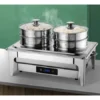 Nồi Hấp Bánh, Ủ Cháo, Ủ Canh 2 Ngăn 4L x 2 - Inox Cao Cấp, Tiết Kiệm Điện cho nhà hàng khách sạn.