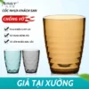 Cốc nhựa PC 270ml chống vỡ, màu sắc đa dạng, sang trọng
