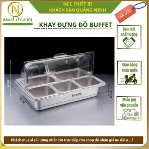 Bộ Khay Inox Dùng Cho Nồi Buffet Yuding – Inox 201 Cao Cấp, Giữ Nhiệt Tốt, Dễ Vệ Sinh – Phù Hợp Nhà Hàng, Khách Sạn