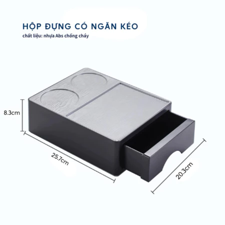 Bộ Amenities Khách Sạn Cao Cấp Màu Xám Đen Nhựa Abs Chống Cháy - Ảnh 9