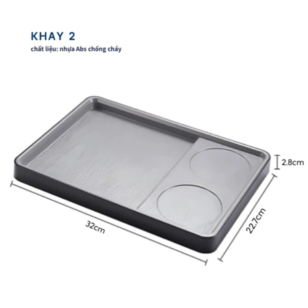 Bộ Amenities Khách Sạn Cao Cấp Màu Xám Đen Nhựa Abs Chống Cháy - Ảnh 6