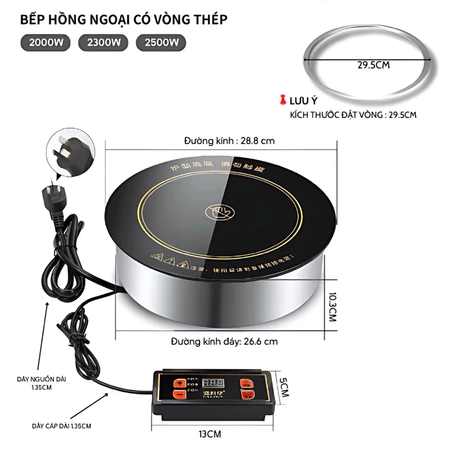 BẾP HỒNG NGOẠI ÂM BÀN NIKEN CAO CẤP - Ảnh 4
