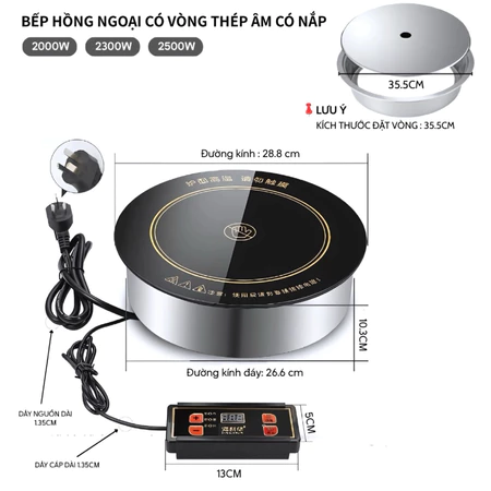 BẾP HỒNG NGOẠI ÂM BÀN NIKEN CAO CẤP - Ảnh 5