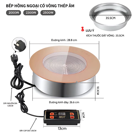 BẾP HỒNG NGOẠI ÂM BÀN NIKEN CAO CẤP - Ảnh 6