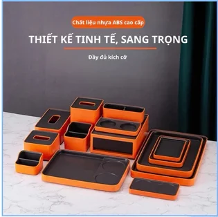 Bộ Amenities Đa Năng Bằng Nhựa ABS Cao Cấp - Giải Pháp Lưu Trữ Thông Minh Cho Mọi Không Gian
