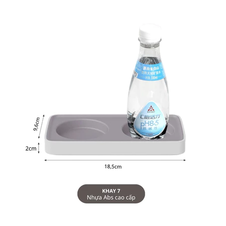 Bộ Amenities Khách Sạn Sang Trong Màu Ghi Trắng, Chất Liệu Abs Cao Cấp - Ảnh 10
