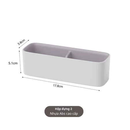Bộ Amenities Khách Sạn Sang Trong Màu Ghi Trắng, Chất Liệu Abs Cao Cấp - Ảnh 13