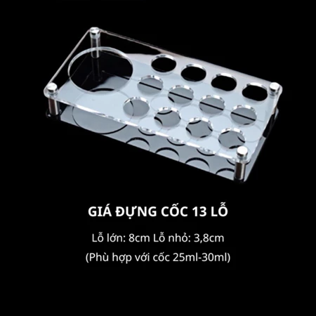 Khay Đựng Ly Acrylic Cao Cấp - Khay Bar KTV Chất Lượng, Sang Trọng, Sức Chứa Lớn - Ảnh 7
