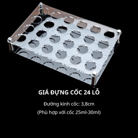 Khay Đựng Ly Acrylic Cao Cấp - Khay Bar KTV Chất Lượng, Sang Trọng, Sức Chứa Lớn - Ảnh 10