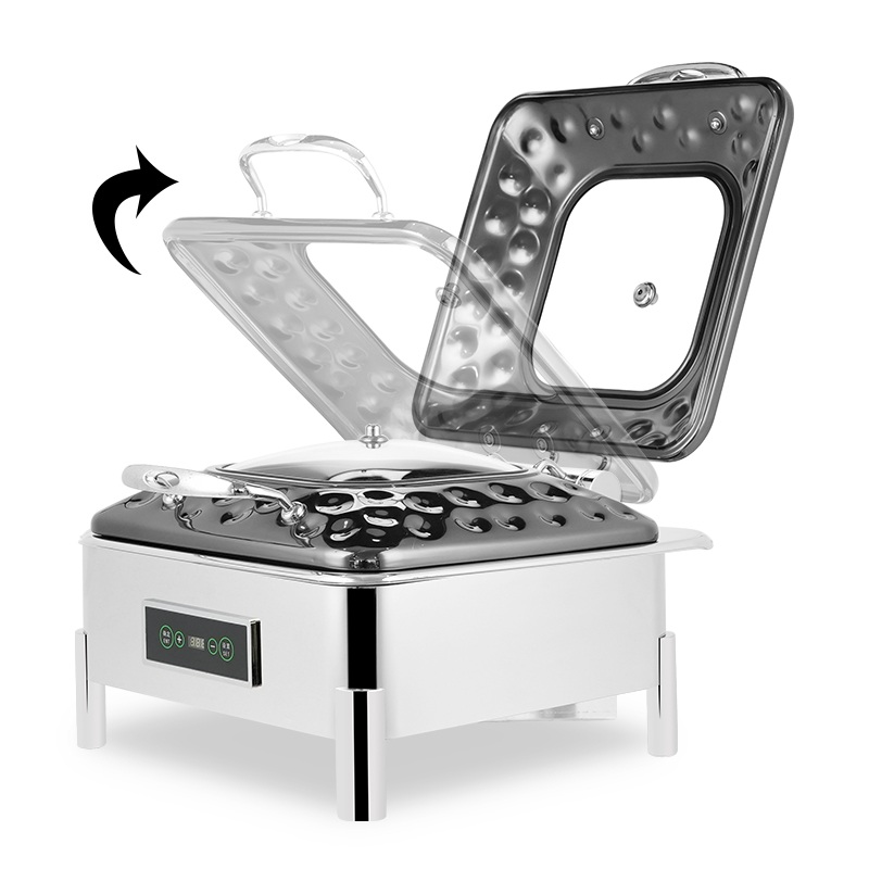 Nồi hâm buffet vuông 6L dùng điện PH-229-23 - Ảnh 8
