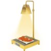 Model: PH-14-1 Chất liệu: Inox 201 cao cấp Màu sắc: Vàng, vàng hồng, bạc Kích thước: 450 x 500 x 950 mm Phương thức làm nóng: Mâm nhiệt điện Công suất: Đế 250W & Bóng 250W Tần số: 50/60Hz Điện áp: 110V-220V Phong cách: Hiện đại, sang trọng Ứng dụng: Tiệc cưới, nhà hàng, khách sạn, sự kiện Dịch vụ: Nhận in logo theo yêu cầu