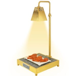 Model: PH-14-1 Chất liệu: Inox 201 cao cấp Màu sắc: Vàng, vàng hồng, bạc Kích thước: 450 x 500 x 950 mm Phương thức làm nóng: Mâm nhiệt điện Công suất: Đế 250W & Bóng 250W Tần số: 50/60Hz Điện áp: 110V-220V Phong cách: Hiện đại, sang trọng Ứng dụng: Tiệc cưới, nhà hàng, khách sạn, sự kiện Dịch vụ: Nhận in logo theo yêu cầu